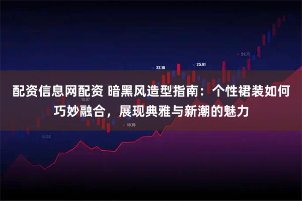 配资信息网配资 暗黑风造型指南：个性裙装如何巧妙融合，展现典雅与新潮的魅力